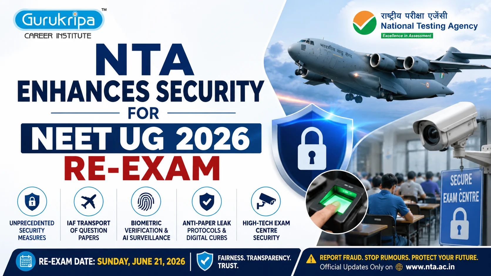 NTA Enhances Security Measures for NEET-UG 2026 Re-Exam: Complete Details Every Aspirant Should Know